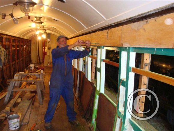 Warren-replaces-final-screw-in-backing-boards